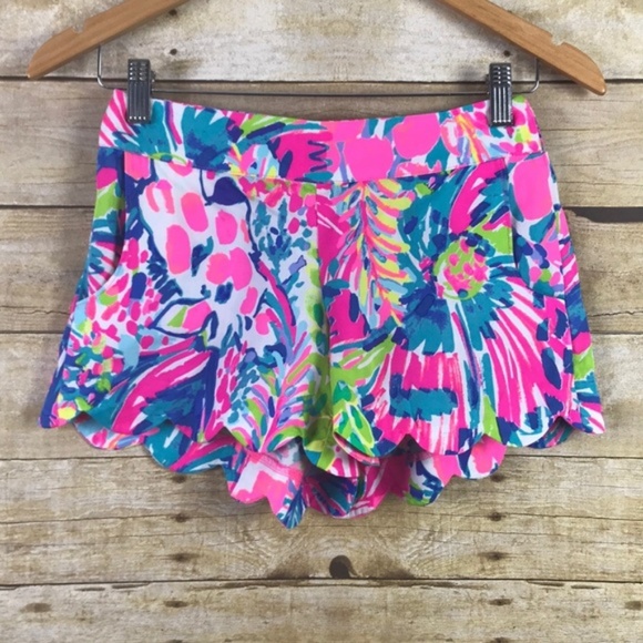 lilly pulitzer elastic waist shorts